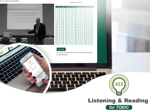 Listening & Reading Study for TOEIC- hasta 12 meses
